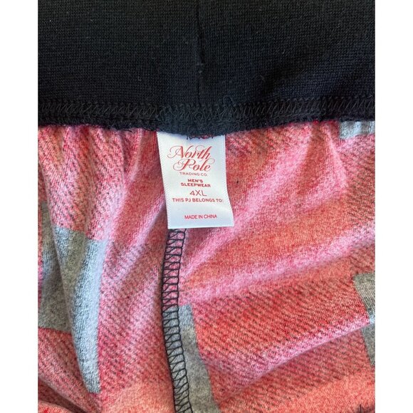 Men's Sleepwear Feelin' Jolly Maching Set North Pole Size 4XL Mens - Picture 7 of 9